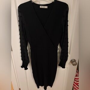 Grace Karin Black Long Sleeve Dress